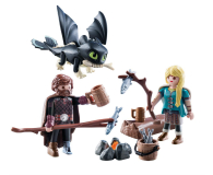 PLAYMOBIL Czkawka i Astrid z małym smokiem - 478467 - zdjęcie 2